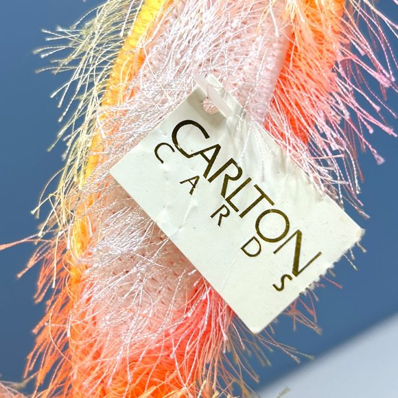 RARE Vintage Carlton Cards Poseable Bunny‎ Rabbit 14" Plush Stuffed Animal Toy - Picture 5 of 7